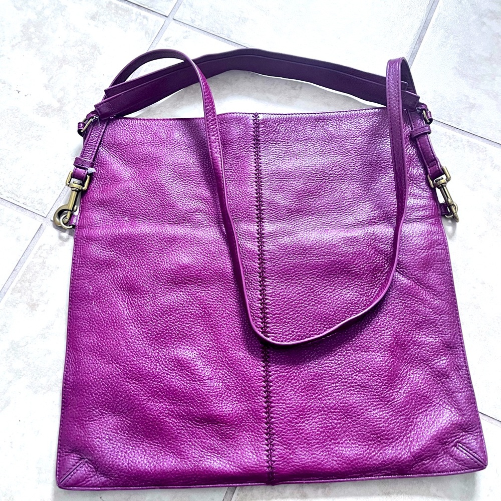 Badgley Mischa Burgundy Leather Shoulder Bag